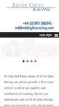 Mobile Screenshot of eddegilesracing.com